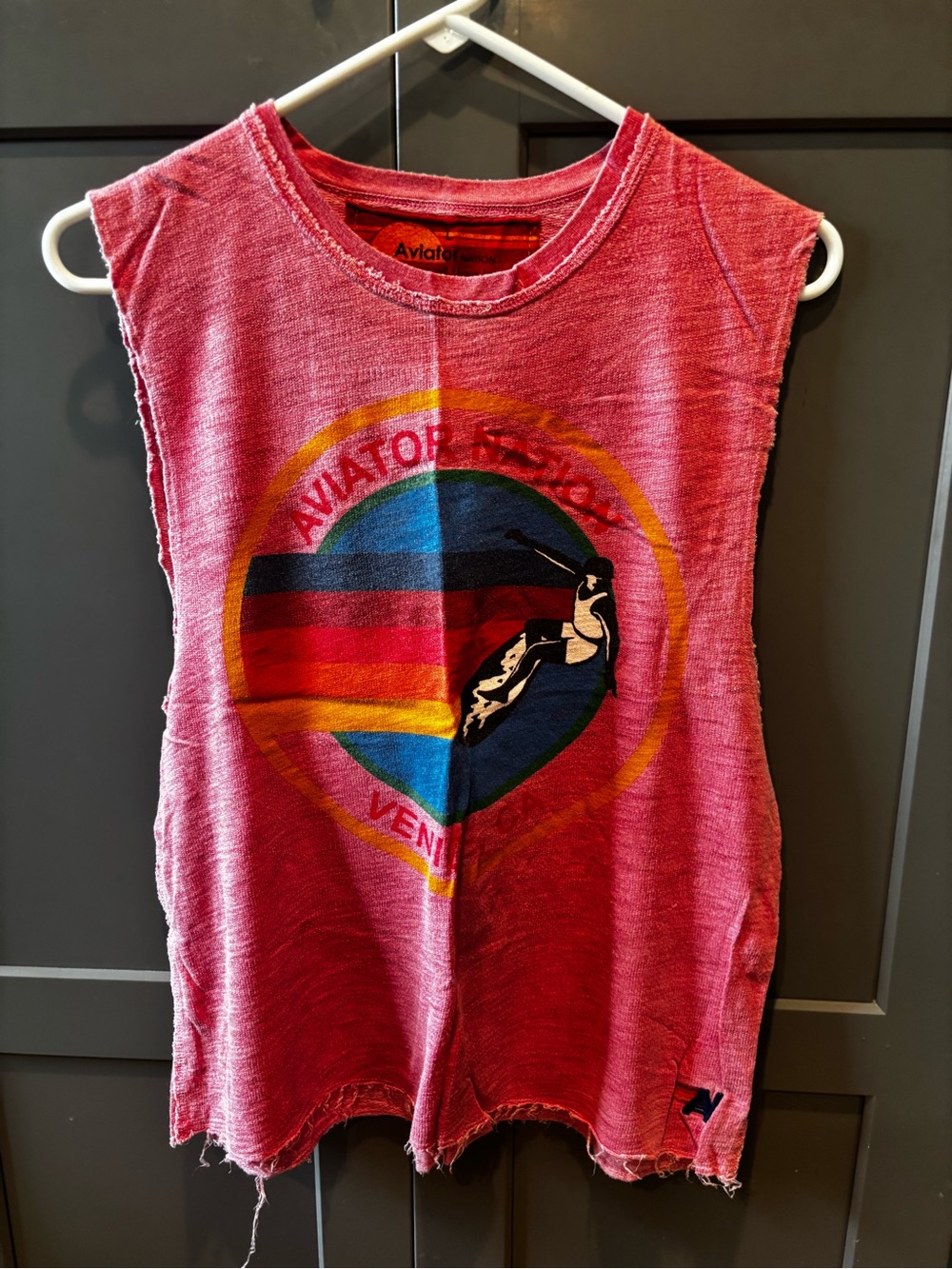 Aviator Nation retro muscle tank! Size large